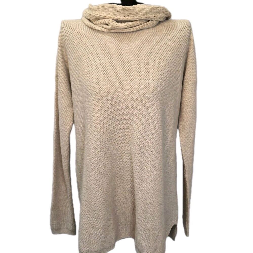 J. McLaughlin Women's Pullover Cashmere Sweater Small Long Sleeves Luxury Soft